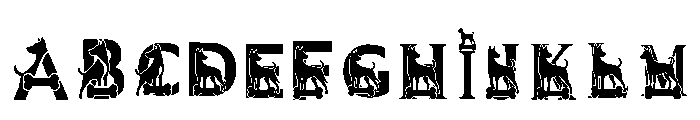 Playful Dog_themed Alph Regular FONT