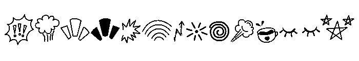 Playful Doodle Font UPPERCASE