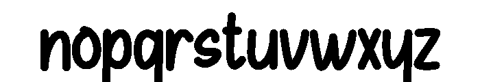 Playful Garden Handdrawn Font LOWERCASE