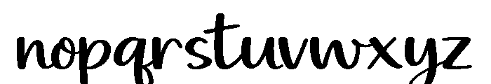 Playful Hand Font LOWERCASE
