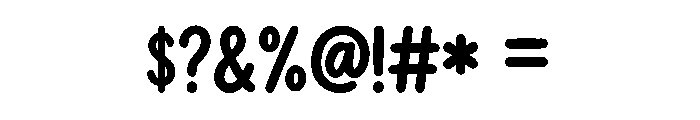 Playful Handdrawn Font OTHER CHARS