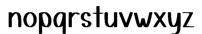 Playful Handwrite Font LOWERCASE