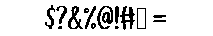 Playful Holiday Font OTHER CHARS