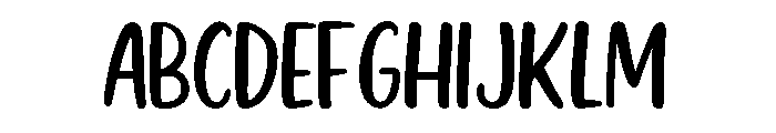 Playful Holiday Font UPPERCASE