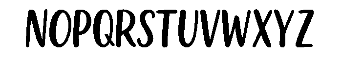 Playful Holiday Font LOWERCASE