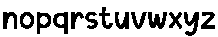 Playful Holidays Font LOWERCASE