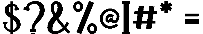 Playful Letters Font OTHER CHARS