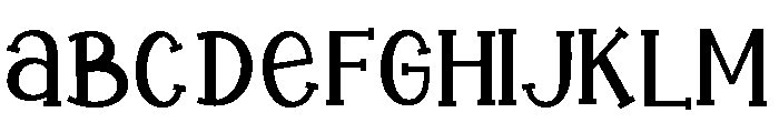 Playful Letters Font UPPERCASE