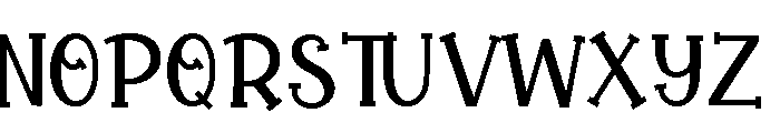 Playful Letters Font UPPERCASE