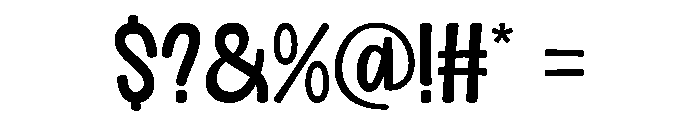 Playful Moment Regular Font OTHER CHARS