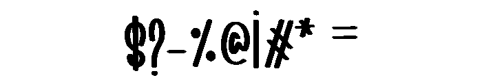 Playful Moment Font OTHER CHARS