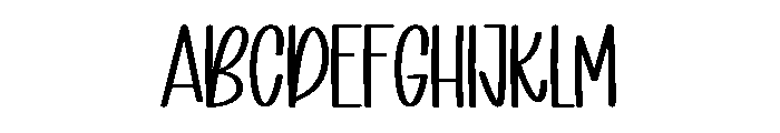 Playful Moment Font UPPERCASE