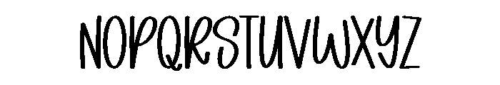 Playful Moment Font LOWERCASE