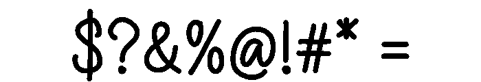 Playful Note Font OTHER CHARS