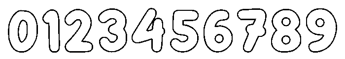 Playful Outline Regular Font OTHER CHARS