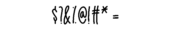 Playful Pen Font OTHER CHARS
