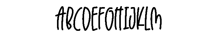 Playful Pen Font UPPERCASE