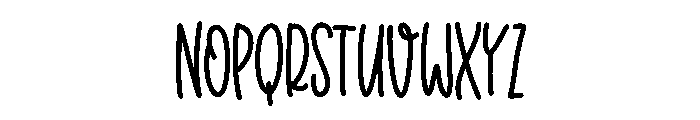 Playful Pen Font UPPERCASE