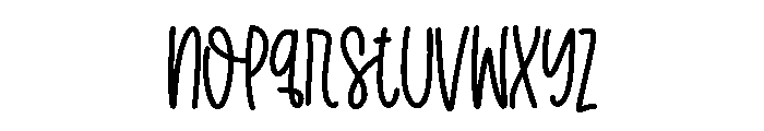 Playful Pen Font LOWERCASE