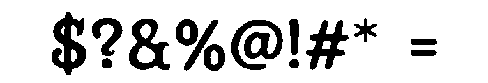 Playful Retro Font OTHER CHARS