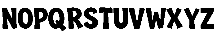 Playful Sans Font UPPERCASE