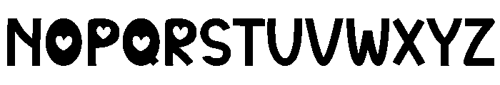 Playful School Font UPPERCASE
