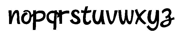 Playful Scriptura Font LOWERCASE