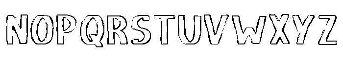 Playful Sketch Regular Font UPPERCASE