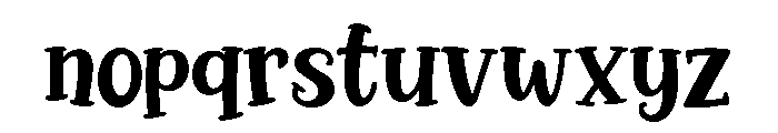 Playful Vibes Font LOWERCASE