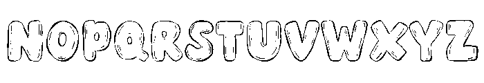 Playful Whimsical G Font UPPERCASE