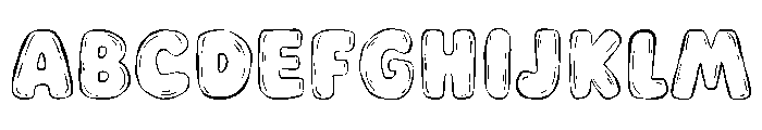 Playful Whimsical R Font UPPERCASE