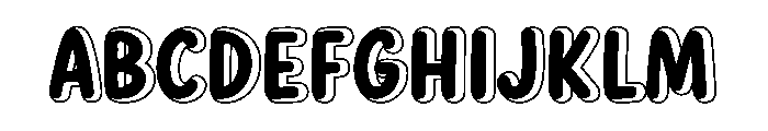 PlayfulPopMono Font UPPERCASE