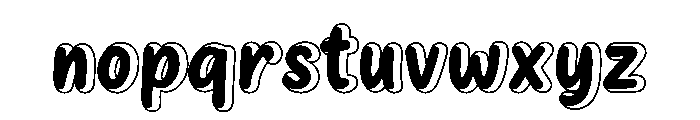PlayfulPopMono Font LOWERCASE