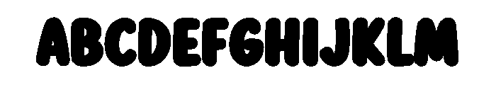 PlayfulPopNeon Font UPPERCASE