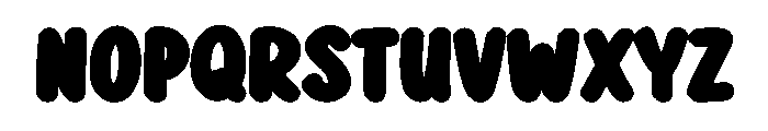 PlayfulPopNeon Font UPPERCASE