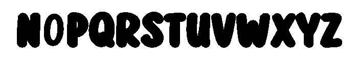 PlayfulPopPastel Font UPPERCASE