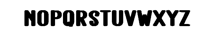 Playing Hockey Font UPPERCASE