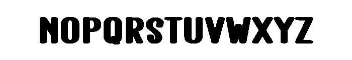 Playing Hockey Font LOWERCASE
