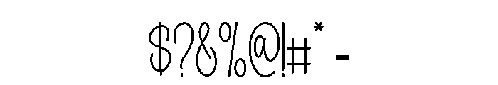 Playing Paragliding Font OTHER CHARS