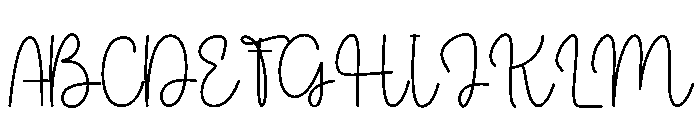 Playing Paragliding Font UPPERCASE