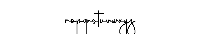 Playing Paragliding Font LOWERCASE
