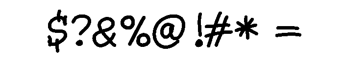 Playmat Font OTHER CHARS