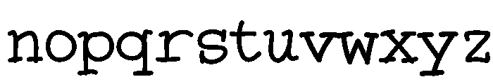 Playmat Font LOWERCASE