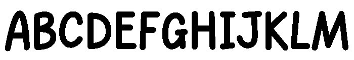 Playnote Bold31 Font UPPERCASE