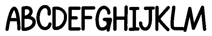 Playnote Handwritten6 Font UPPERCASE