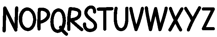 Playnote Handwritten6 Font UPPERCASE