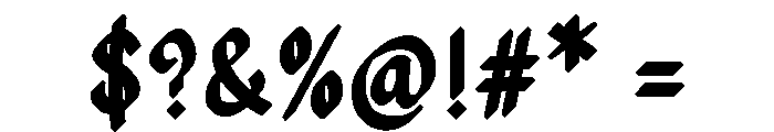 Playnote Luxe33 Font OTHER CHARS
