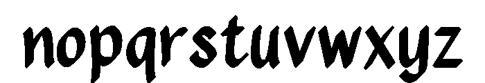 Playnote Luxe33 Font LOWERCASE