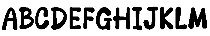 Playnote Soft32 Font UPPERCASE