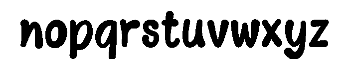 Playnote Soft32 Font LOWERCASE